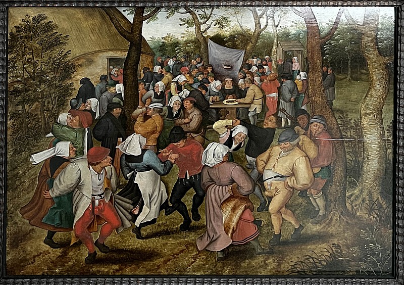 Brueghel — Mariage de paysans 1630